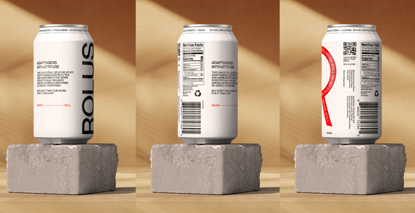 Rolus Signature Sparkling Hydration Drink 6-Pack